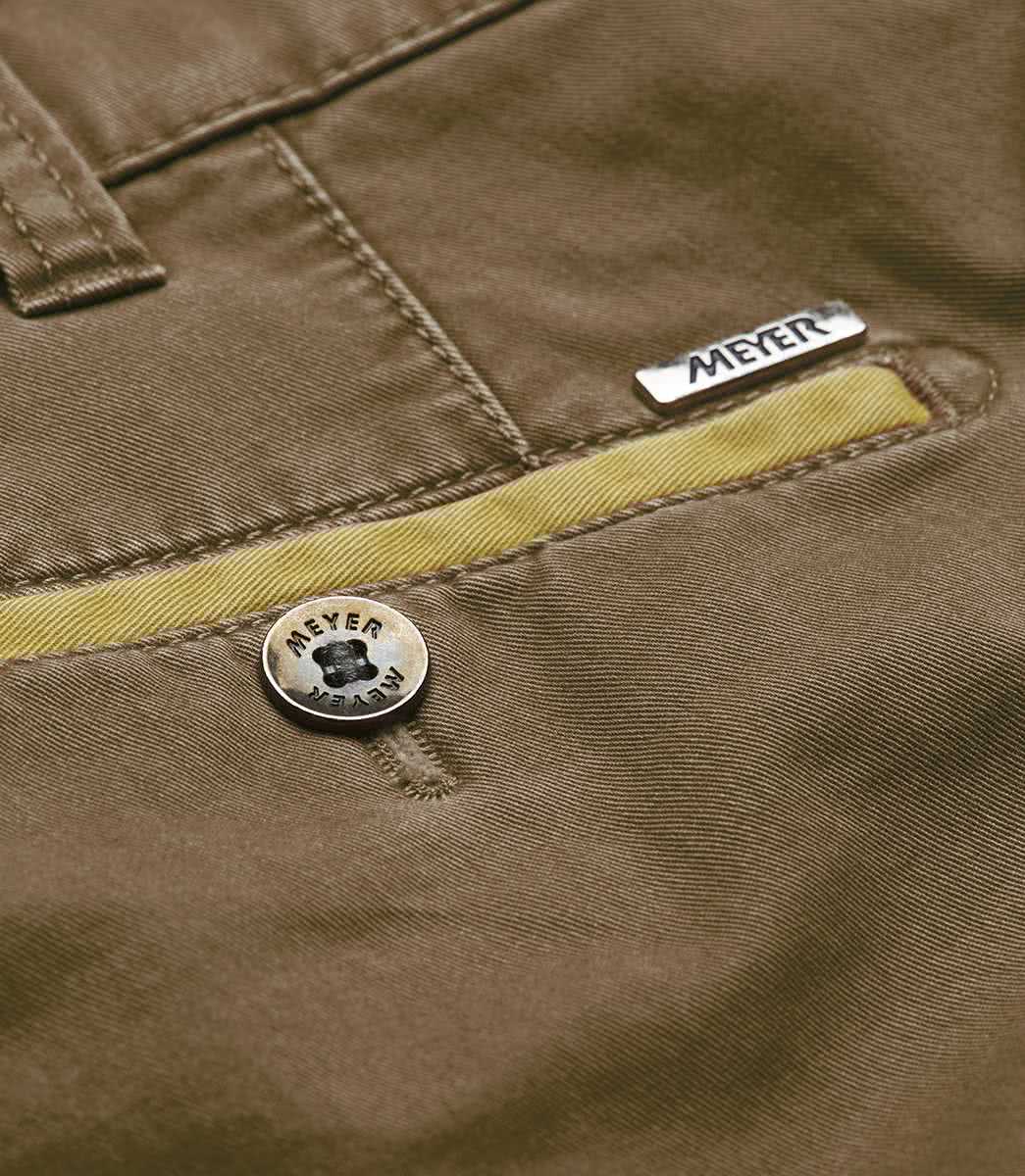 MEYER HOSEN DIEGO Chino - Saddlewood Brown - 1-5001-47 von MEYER HOSEN