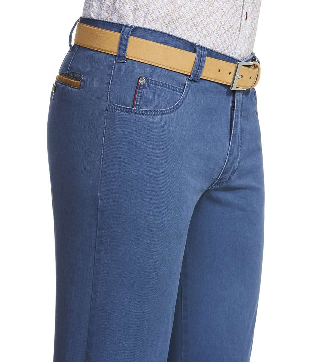 MEYER HOSEN DIEGO Chino - Azure Dusk Blue - 1-5001-18 von MEYER HOSEN