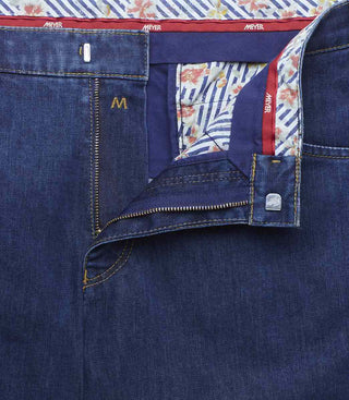 MEYER HOSEN Dublin Jeanshose - Deep Atlantic Blue - 1-4122-17
