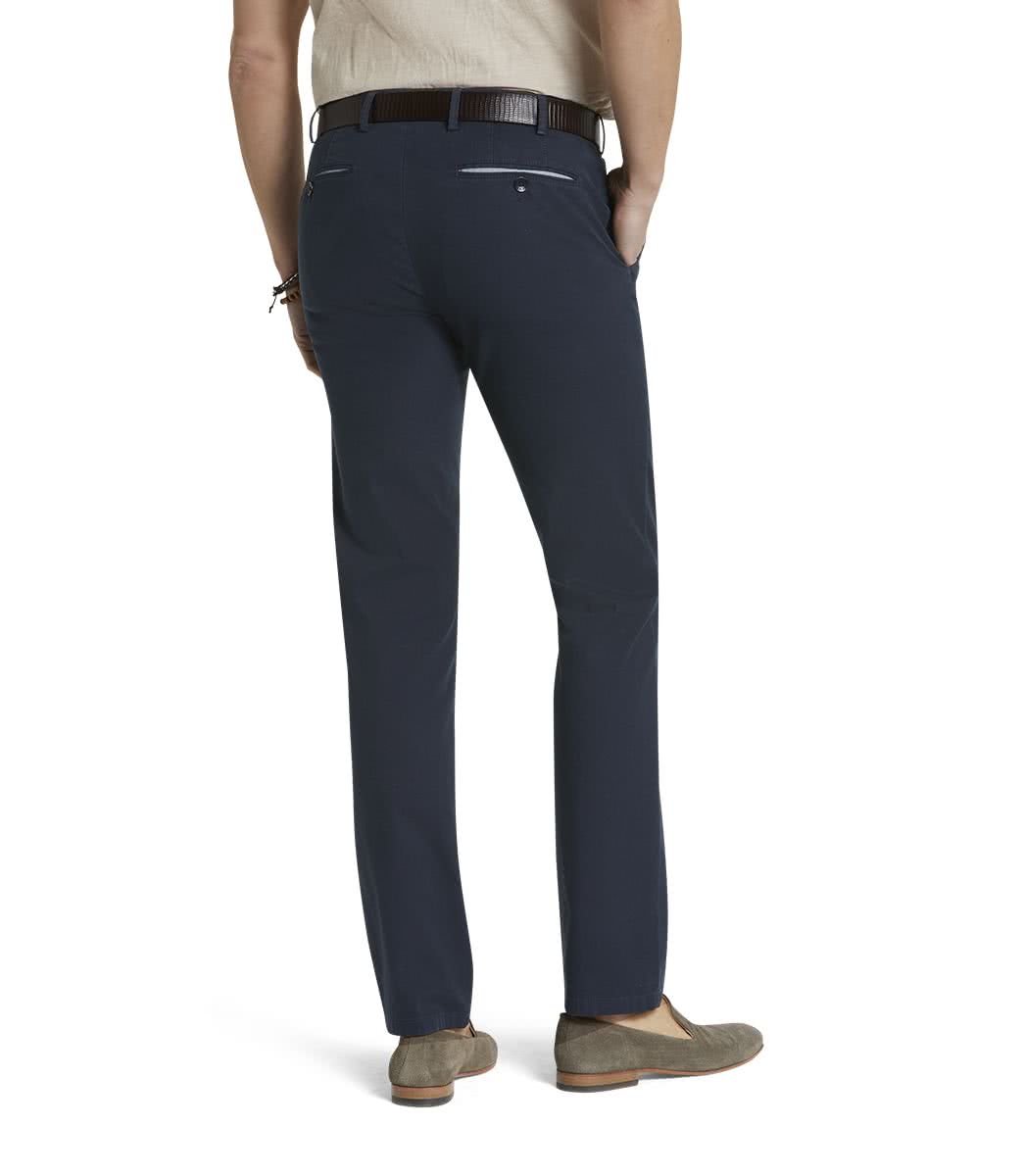 MEYER HOSEN Bonn Chino - Midnight Navy Melange - Bonn 1-5039-19
