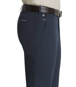 MEYER HOSEN Bonn Chino - Midnight Navy Melange - Bonn 1-5039-19