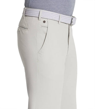MEYER HOSEN Bonn Micro Fancy Chino - Oyster Linen Sand - Bonn 1-5039-32