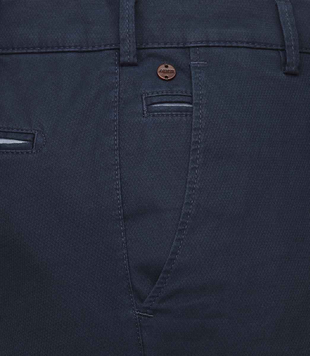 MEYER HOSEN Bonn Chino - Midnight Navy Melange - Bonn 1-5039-19 von MEYER HOSEN