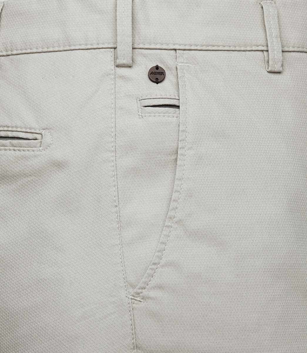 MEYER HOSEN Bonn Micro Fancy Chino - Oyster Linen Sand - Bonn 1-5039-32 von MEYER HOSEN