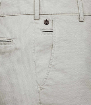 MEYER HOSEN Bonn Micro Fancy Chino - Oyster Linen Sand - Bonn 1-5039-32