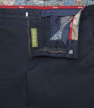 MEYER HOSEN Bonn Micro-Fantasia Chino - Midnight Navy Slate - Bonn 2-5548-18