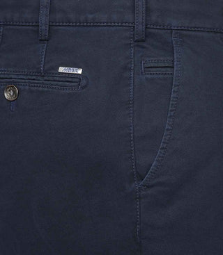 MEYER HOSEN Bonn Micro-Fantasia Chino - Midnight Navy Slate - Bonn 2-5548-18