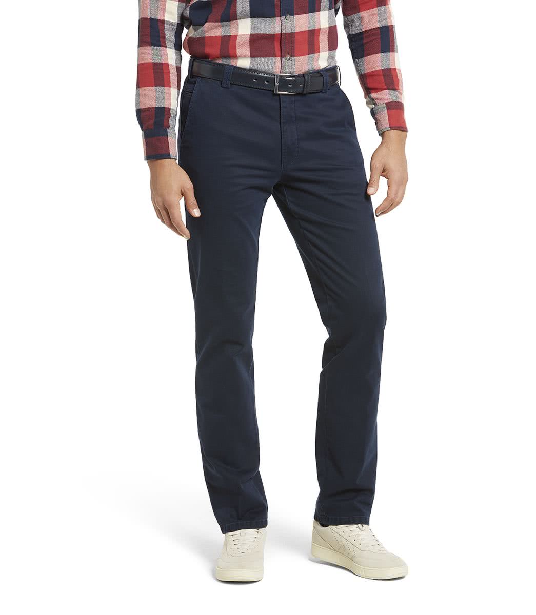 MEYER HOSEN Bonn Micro-Fantasia Chino - Midnight Navy Slate - Bonn 2-5548-18
