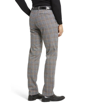 MEYER HOSEN Bonn Chino - Driftwood Check Navy - Bonn 2-8568-34