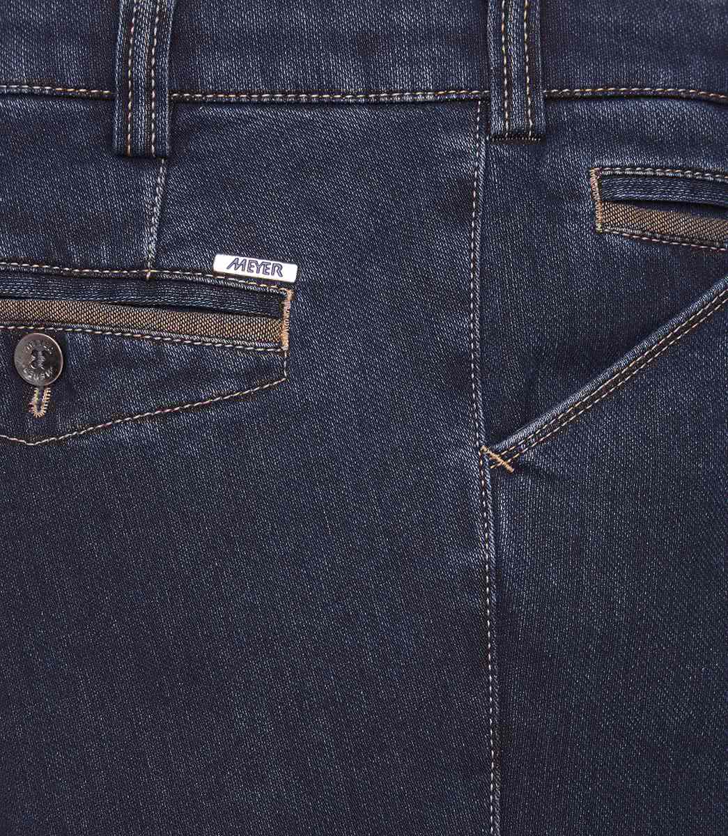 MEYER CHICAGO Chino - Midnight Indigo Denim - Chicago 2-4534-44 von MEYER HOSEN