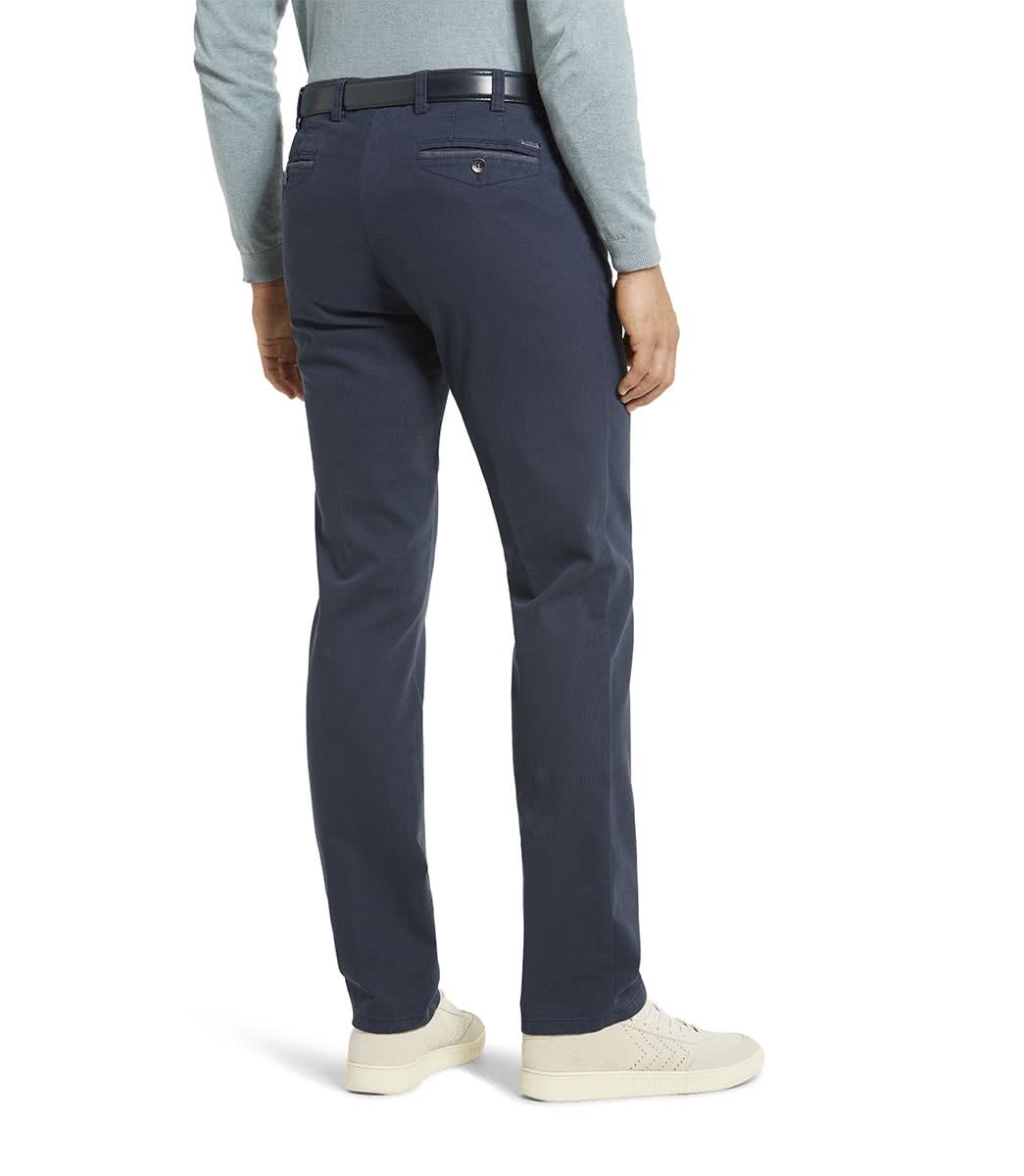 MEYER CHICAGO Chino - Deep Navy Micro - Chicago 2-5566-18