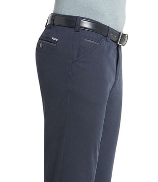 MEYER CHICAGO Chino - Deep Navy Micro - Chicago 2-5566-18
