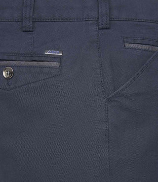 MEYER CHICAGO Chino - Deep Navy Micro - Chicago 2-5566-18