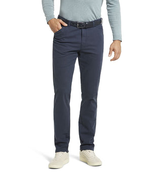 MEYER CHICAGO Chino - Deep Navy Micro - Chicago 2-5566-18