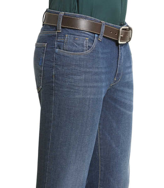 MEYER HOSEN M5 Slim dark indigo stone used 9-6242-17 Denim - Midnight Stone Blue - M5 Slim 9-6242-17