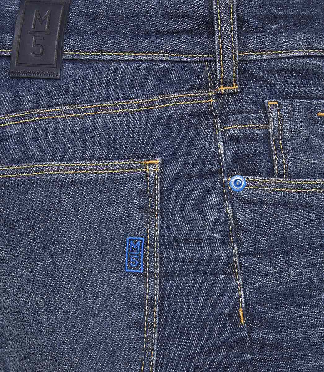 MEYER HOSEN M5 Slim dark indigo stone used 9-6242-17 Denim - Midnight Stone Blue - M5 Slim 9-6242-17 von MEYER HOSEN