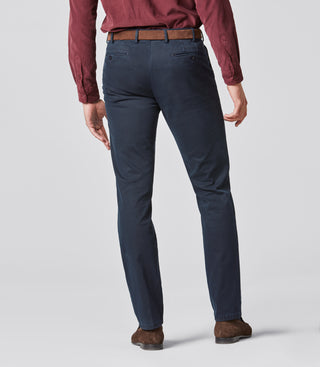 MEYER HOSEN Bonn Modern Cotele Chino - Midnight Navy Mist - Bonn 2-5567-18