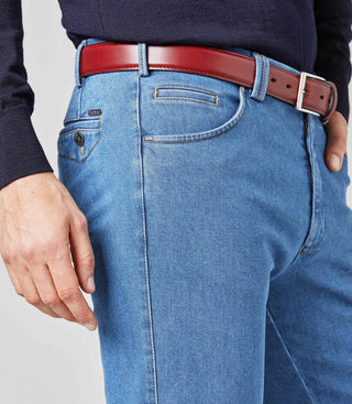 MEYER HOSEN Dublin FRESCURA Jeans - Coastal Horizon Blue - Dublin 2-4546-16
