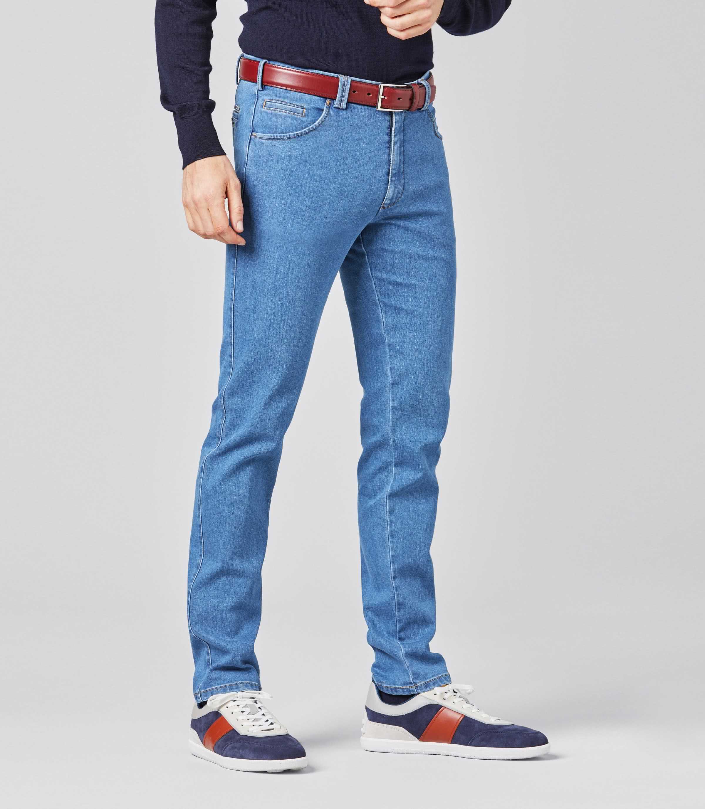 MEYER HOSEN Dublin FRESCURA Jeans - Coastal Horizon Blue - Dublin 2-4546-16