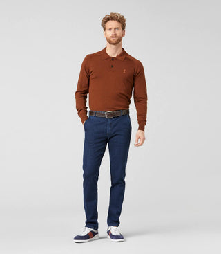 MEYER HOSEN Oslo 2-4546-18 Herren Chino - Midnight Indigo Blue - Oslo 2-4546-18