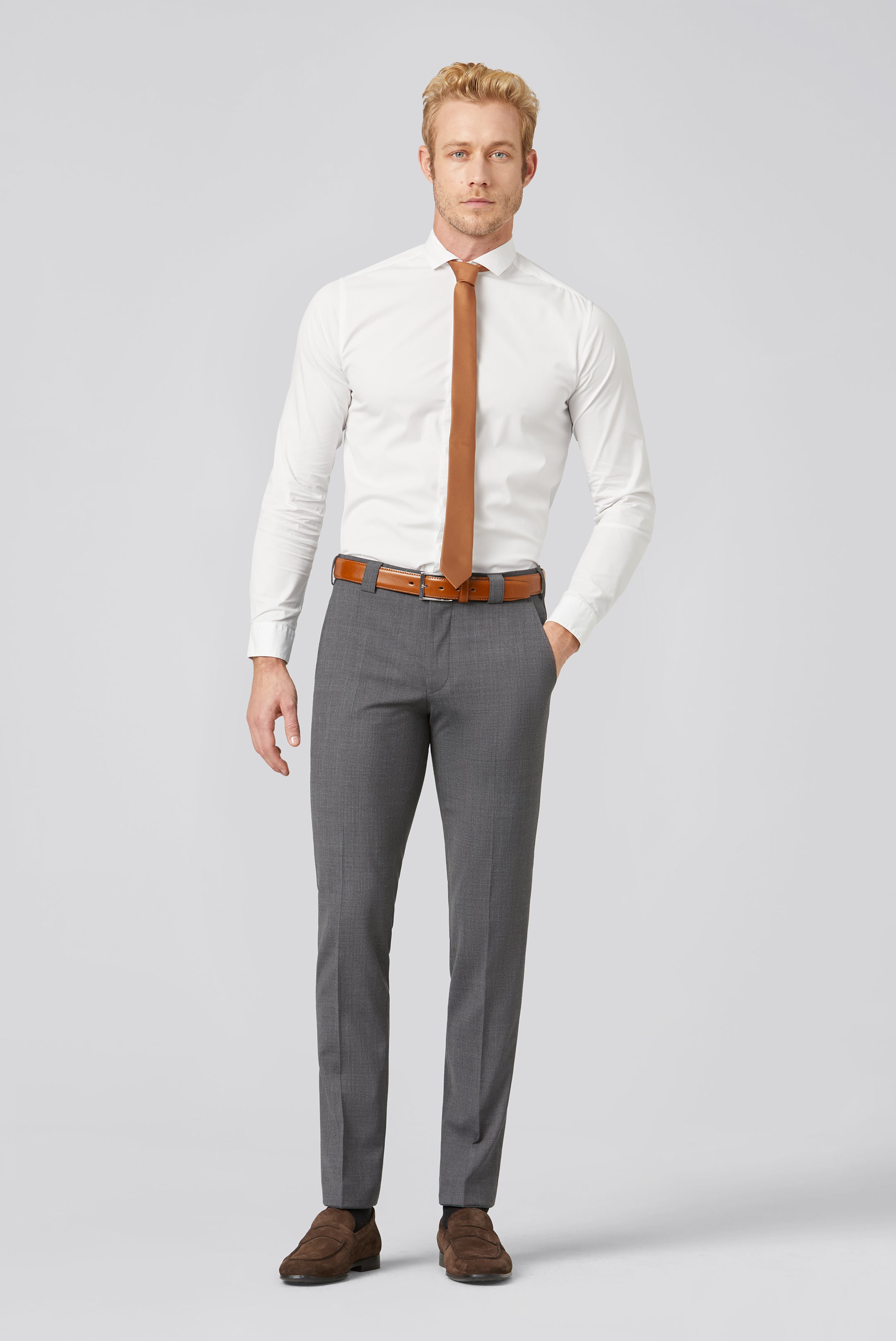 MEYER HOSEN Roma Anzughose - Charcoal Meteora - 115-0-9344.07
