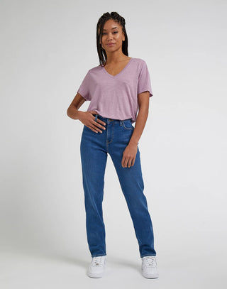 LEE MARION STRAIGHT Straight Jeans - Faded Indigo Harbor - 112143779