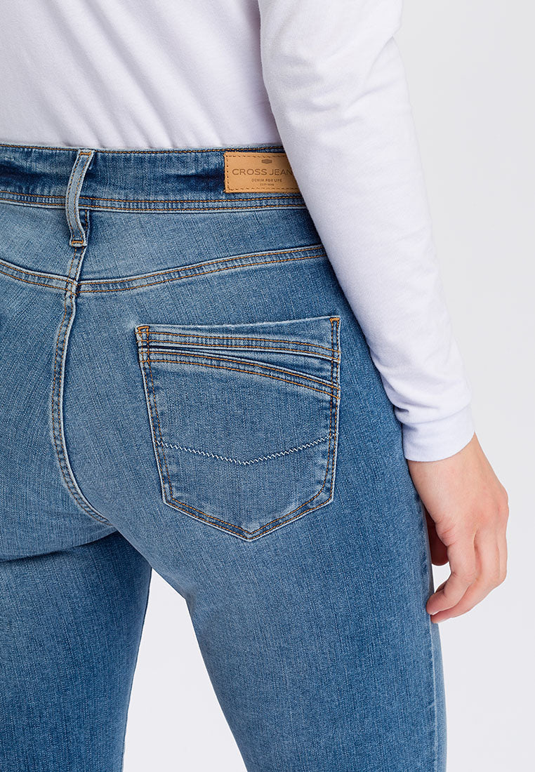 CROSS JEANS ANYA Jeans - Shoreline Chambray - P489-123 von Cross Jeans