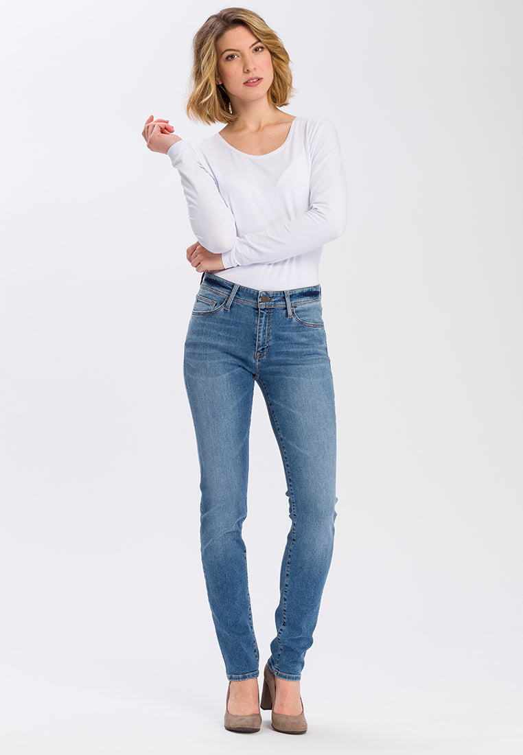 CROSS JEANS ANYA Jeans - Shoreline Chambray - P489-123 von Cross Jeans