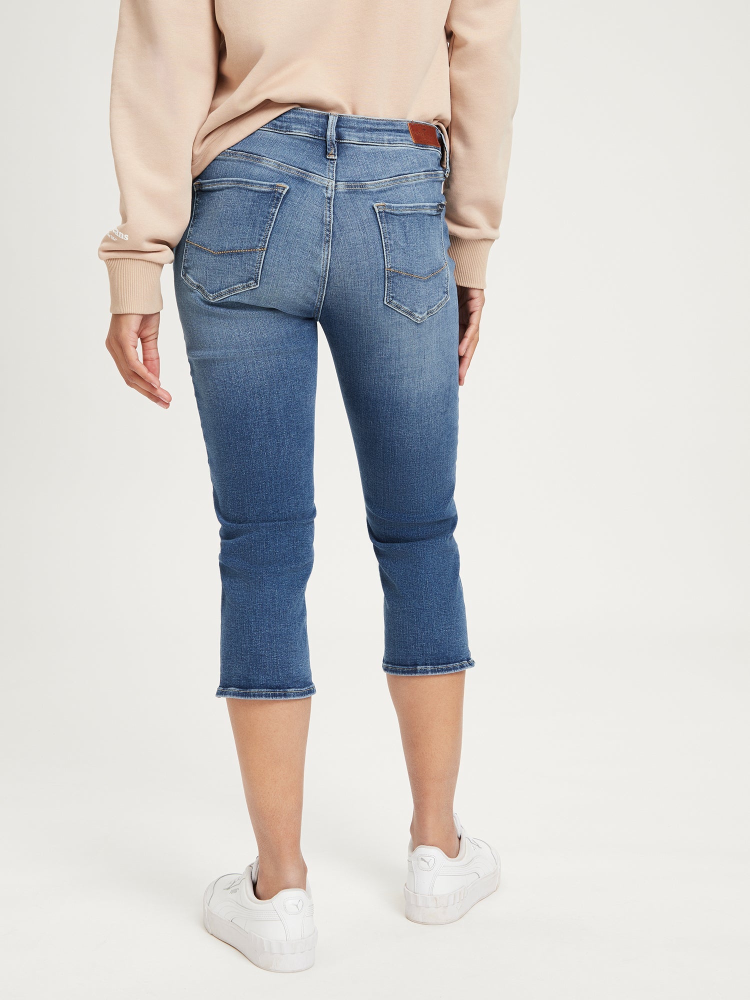 CROSS JEANS Amber Capri - Deep Harbor Blue - A548-022