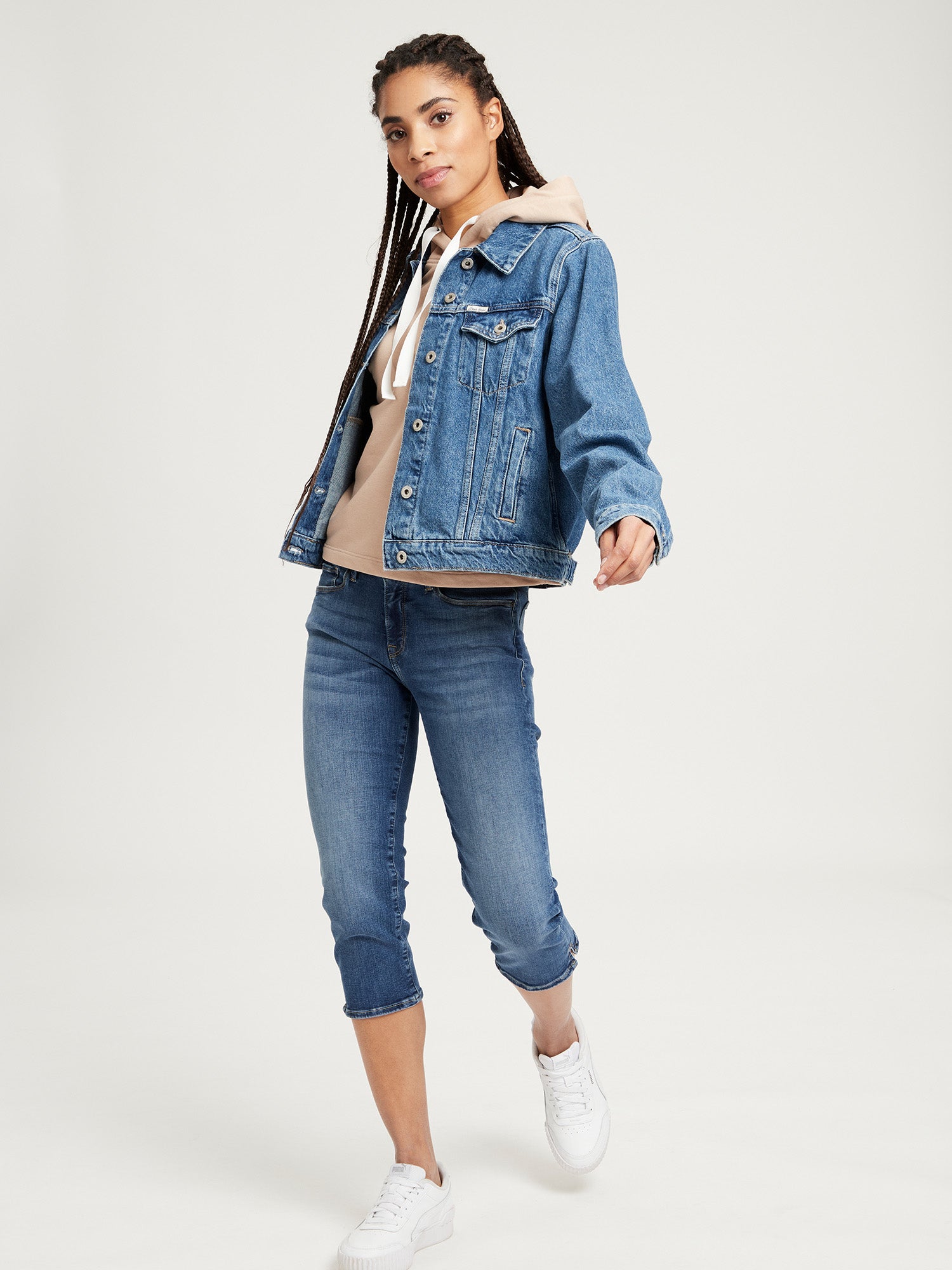 CROSS JEANS Amber Capri - Deep Harbor Blue - A548-022 von Cross Jeans