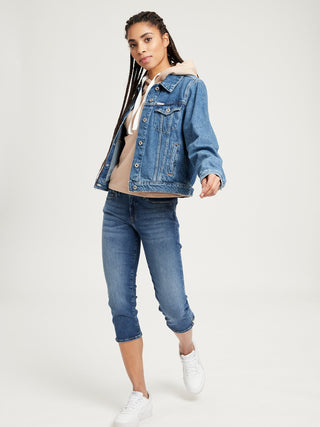 CROSS JEANS Amber Capri - Deep Harbor Blue - A548-022