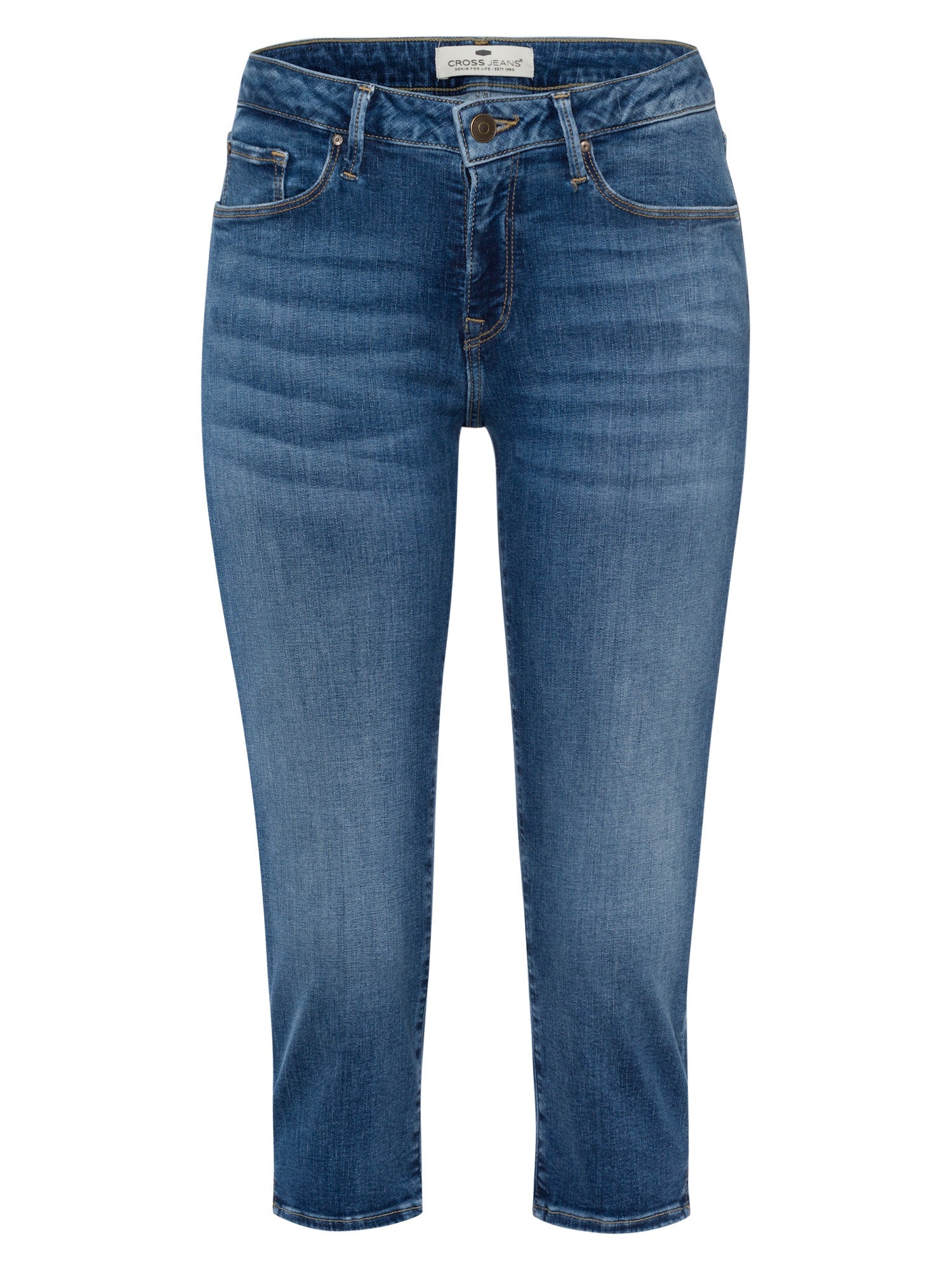 CROSS JEANS Amber Capri - Deep Harbor Blue - A548-022