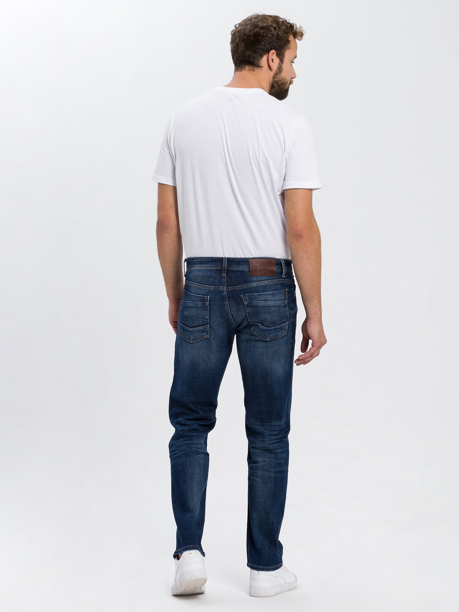 CROSS JEANS Antonio Five Pocket - Deep Atlantic Blue - E161-132 von Cross Jeans