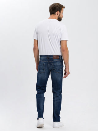 CROSS JEANS Antonio Five Pocket - Deep Atlantic Blue - E161-132