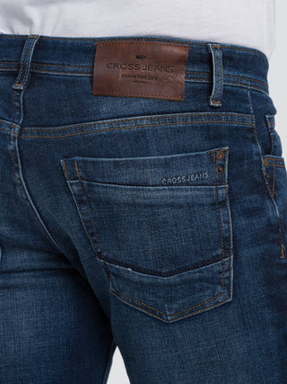 CROSS JEANS Antonio Five Pocket - Deep Atlantic Blue - E161-132