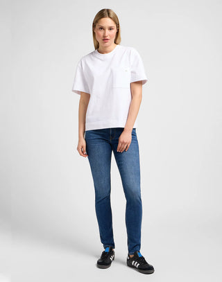 LEE SCARLETT mid martha Skinny-Jeans - Ocean Indigo Wash - 112111825