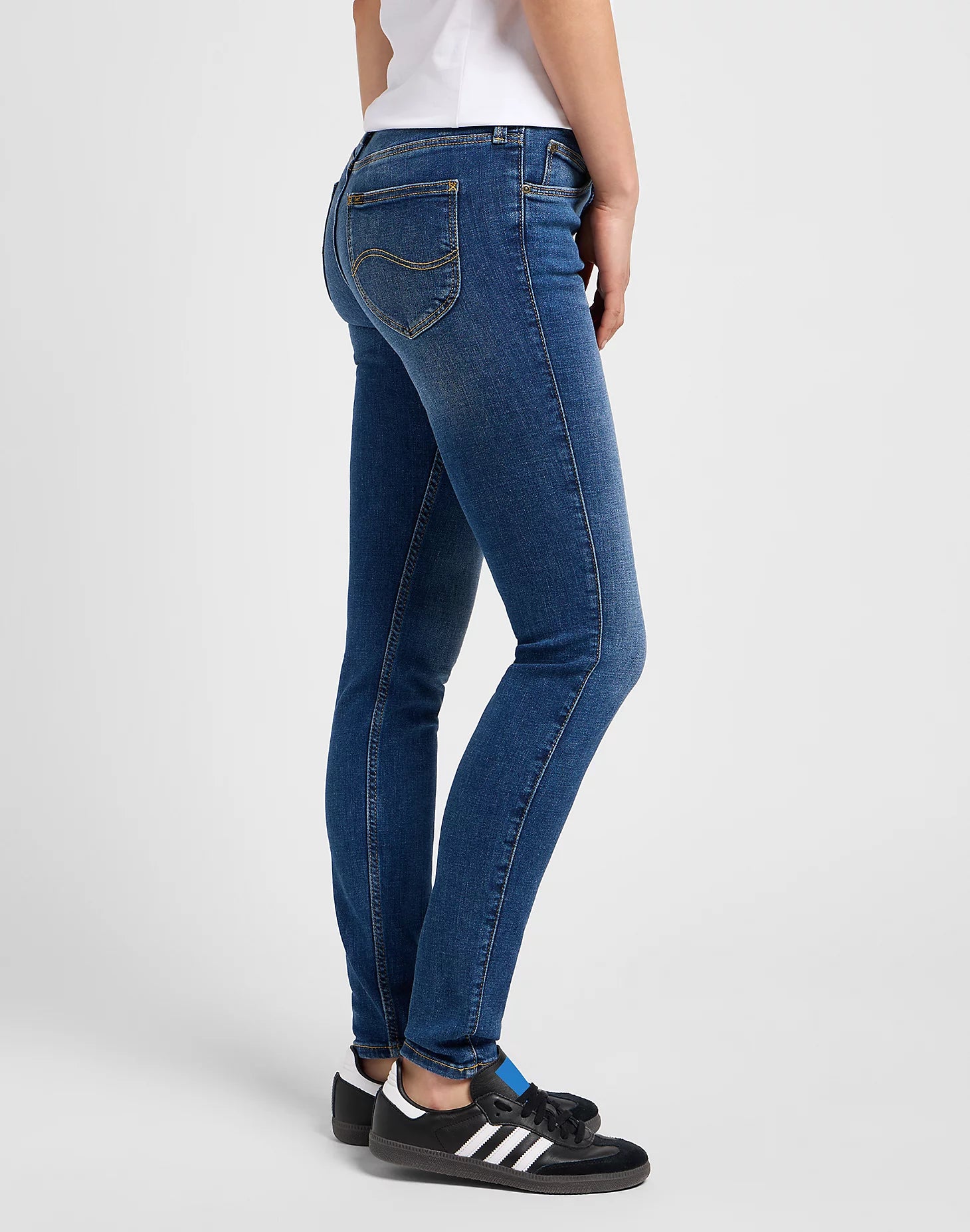 LEE SCARLETT mid martha Skinny-Jeans - Ocean Indigo Wash - 112111825 von LEE