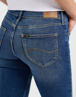 LEE SCARLETT mid martha Skinny-Jeans - Ocean Indigo Wash - 112111825