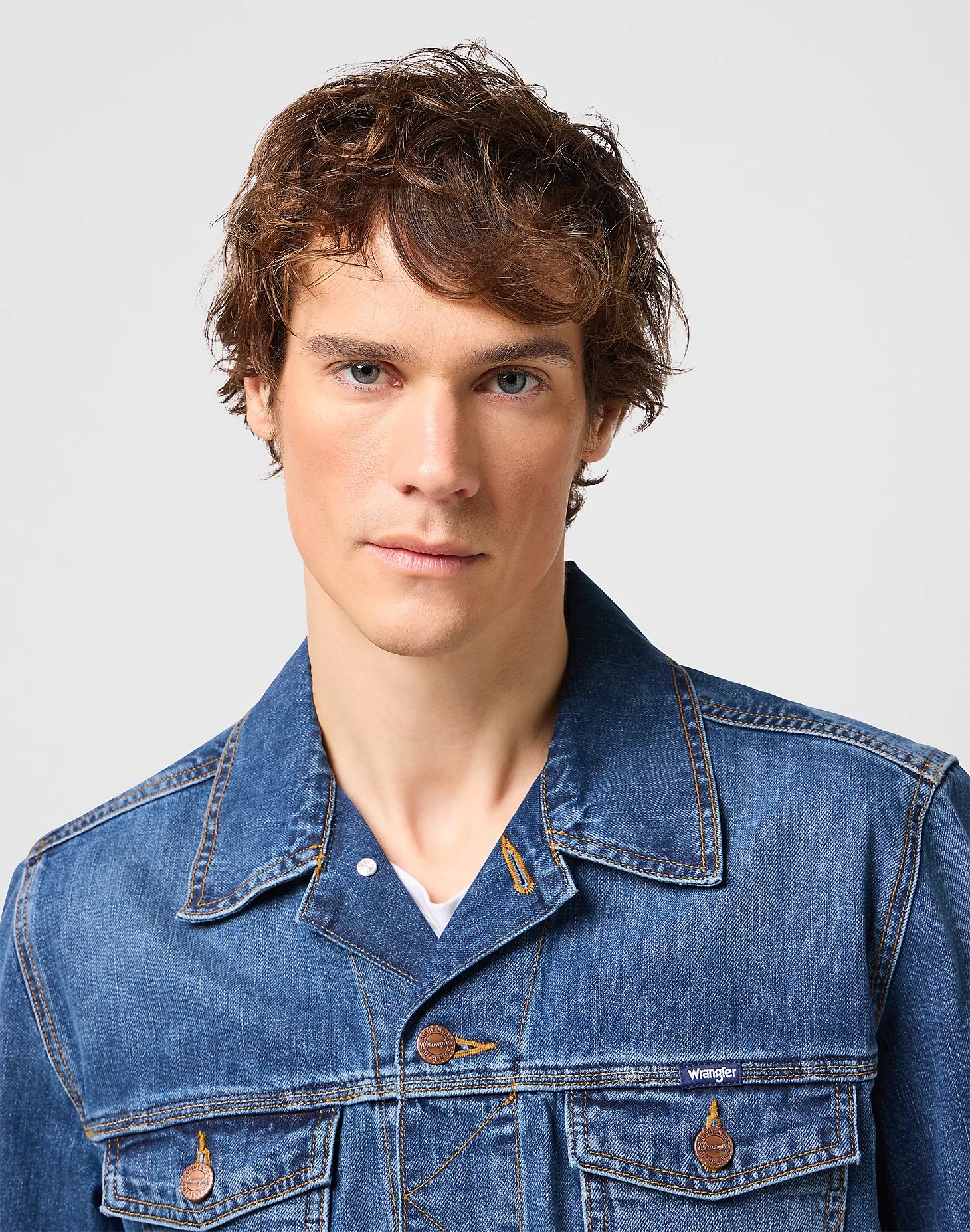 WRANGLER CLASSIC JACKET - Midnight Indigo Wash - 112128892 von Wrangler