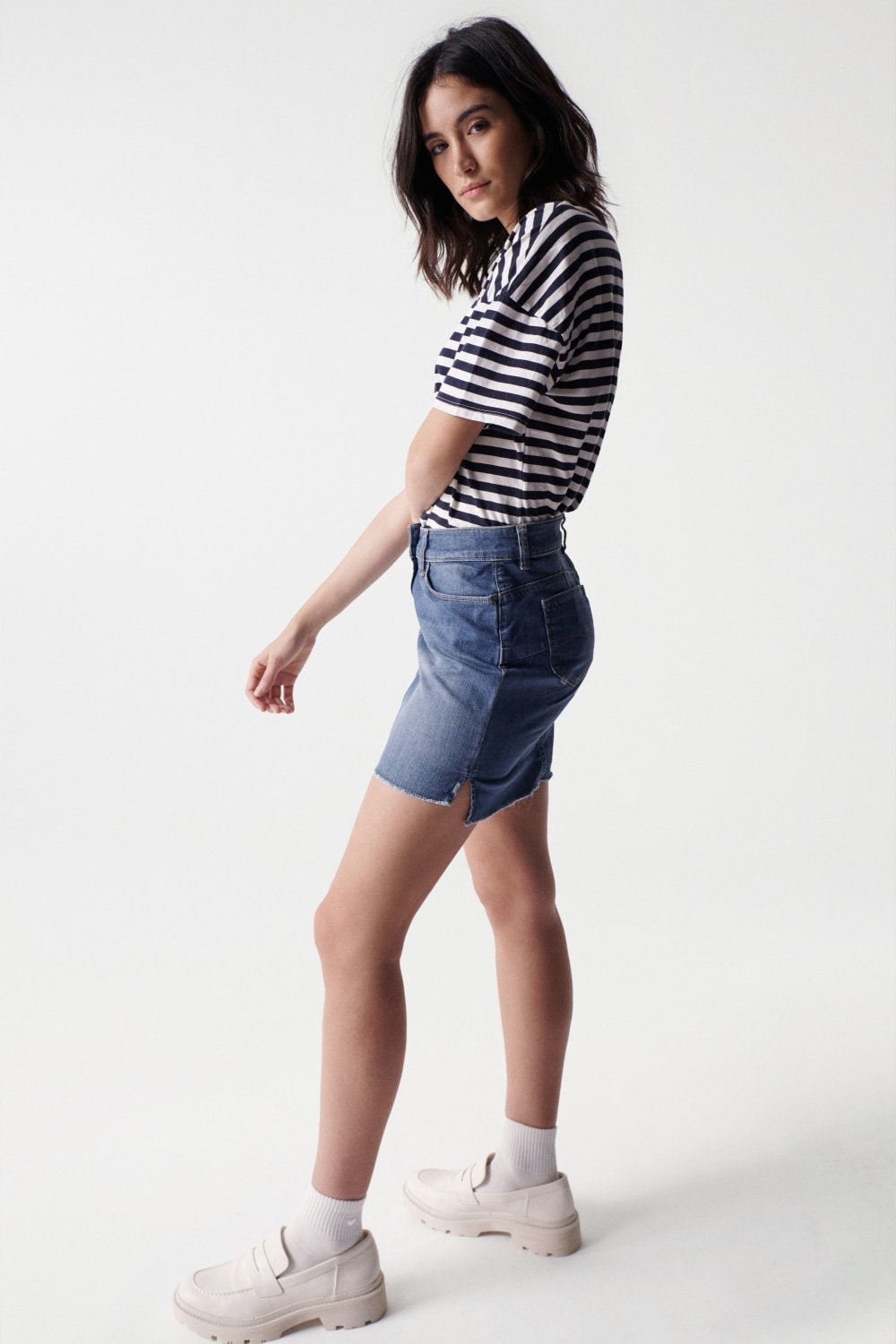 SALSA JEANS MINIROCK PUSH UP - Denim Horizon - 125654.8502 von Salsa