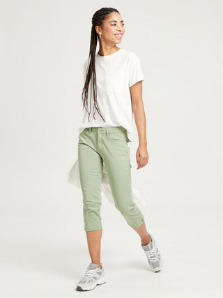 CROSS JEANS Amber Caprihose - Sage Mist Green - A548-020