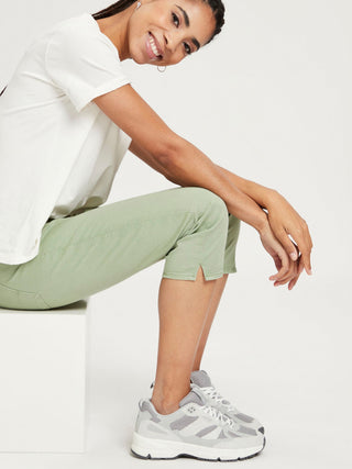 CROSS JEANS Amber Caprihose - Sage Mist Green - A548-020