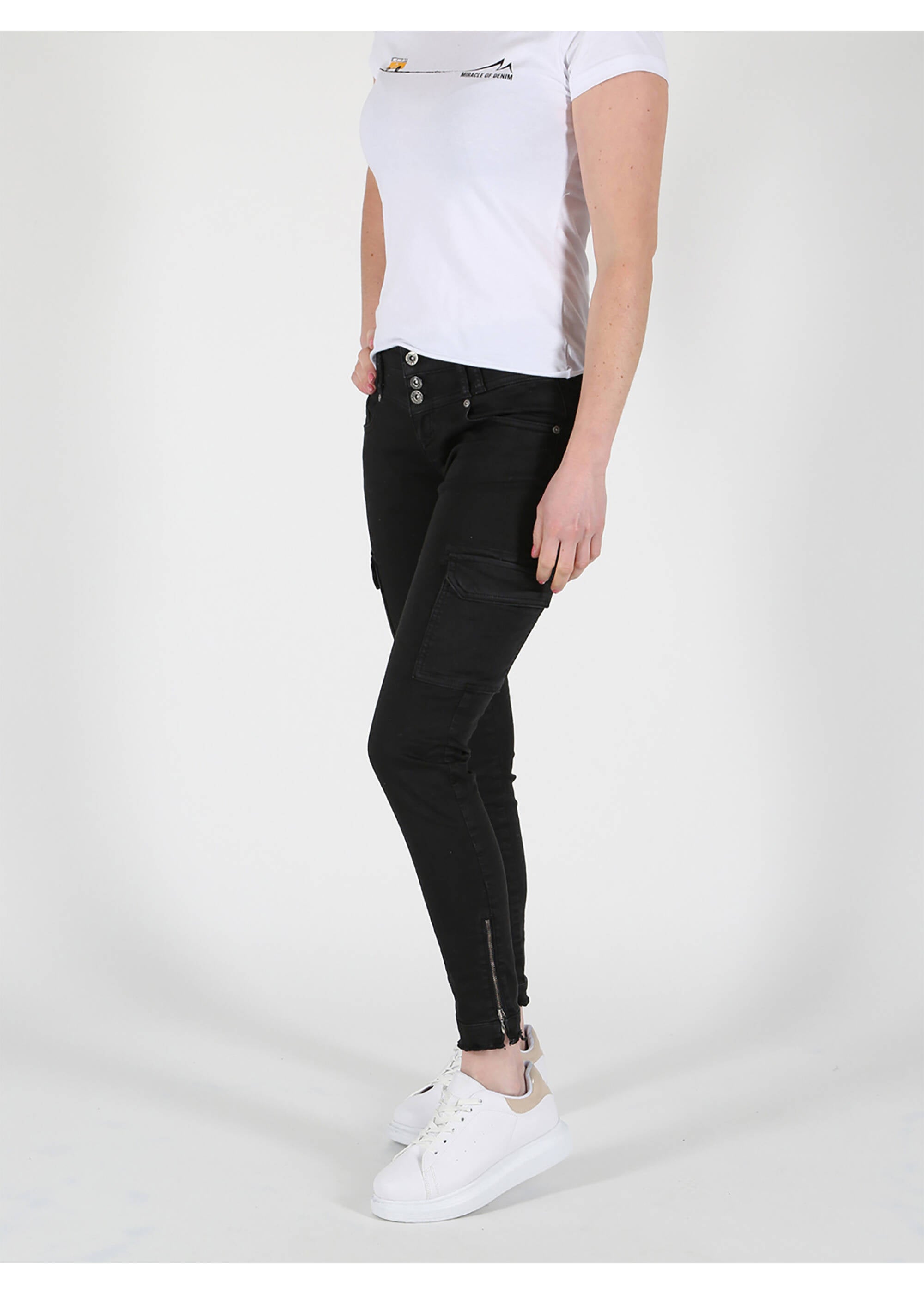 MOD JEANS MEGAN CARGO - Midnight Ink Black - AU21-2060.11 von MOD Jeans
