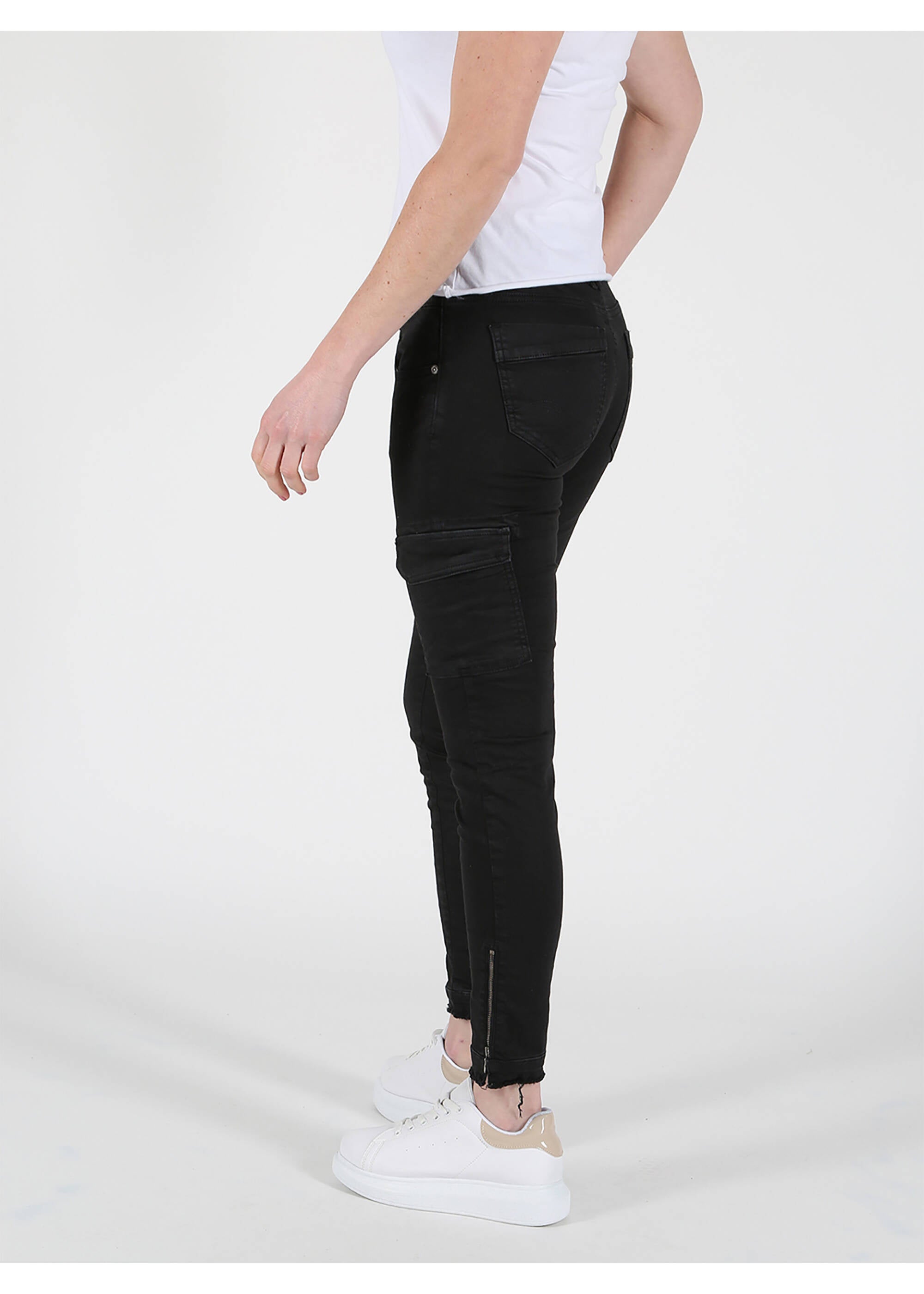 MOD JEANS MEGAN CARGO - Midnight Ink Black - AU21-2060.11 von MOD Jeans