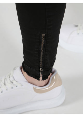 MOD JEANS MEGAN CARGO - Midnight Ink Black - AU21-2060.11