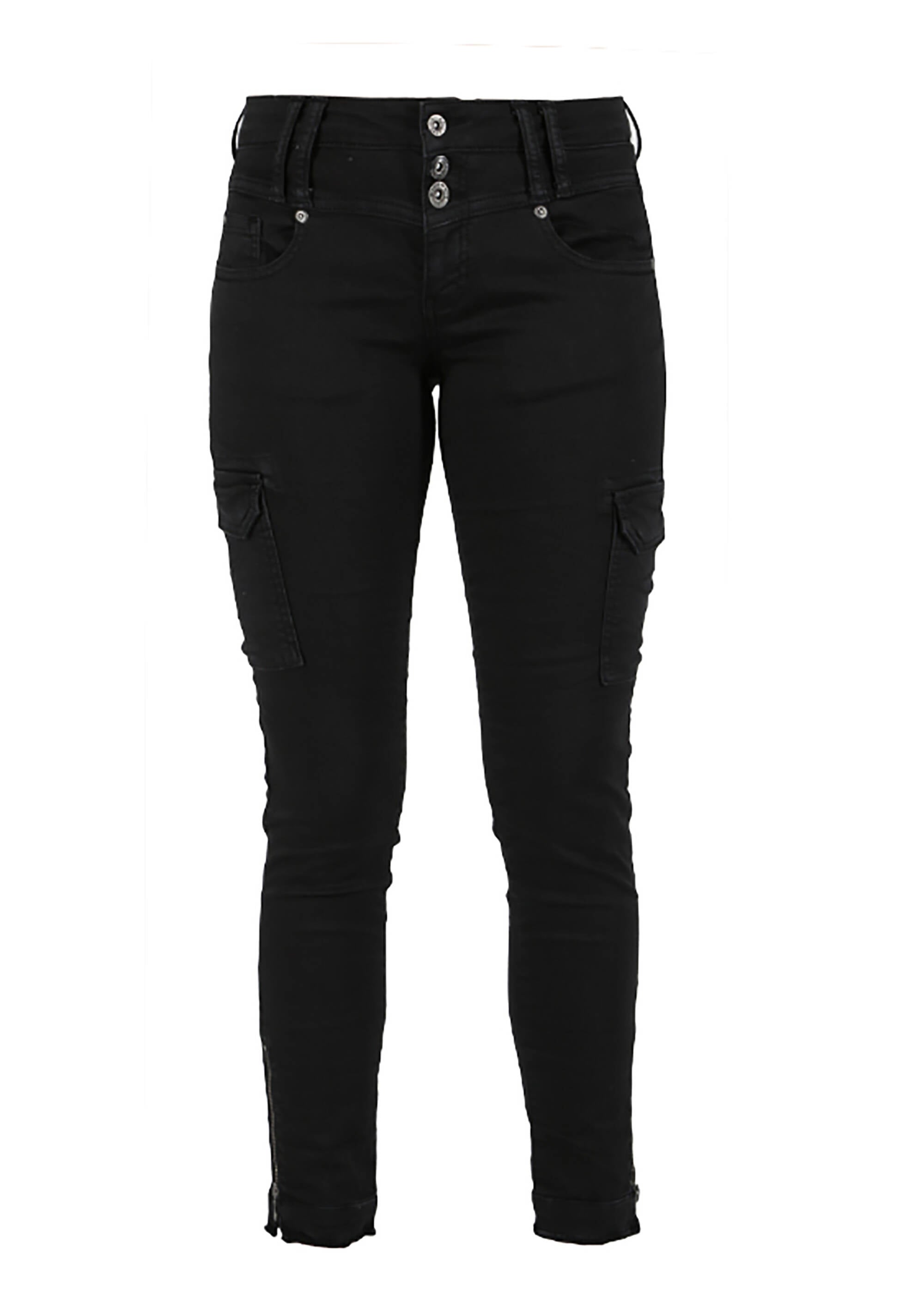 MOD JEANS MEGAN CARGO - Midnight Ink Black - AU21-2060.11