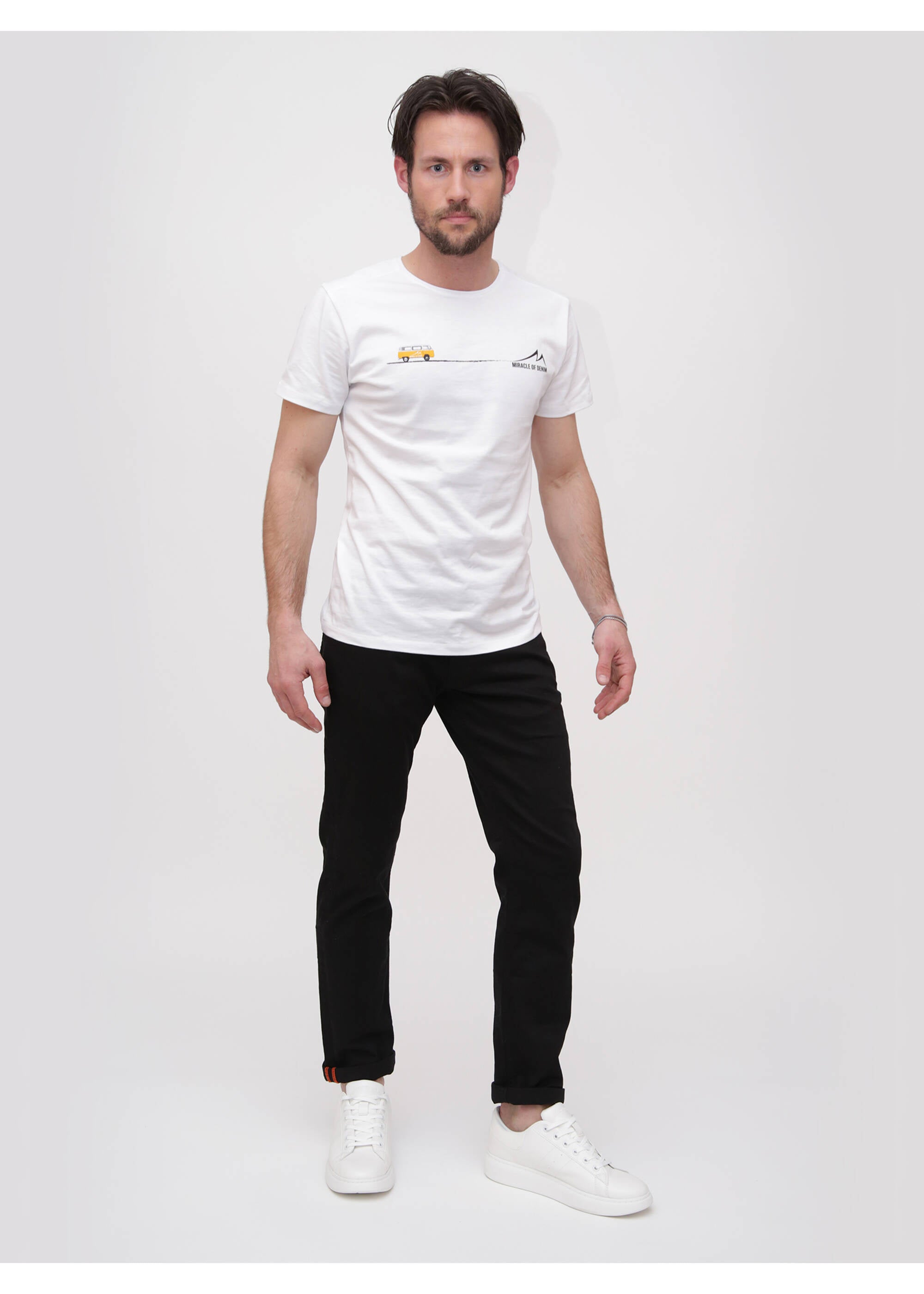 MOD JEANS Thomas Five Pocket - Ink Shadow Black - NOS-1009.895 von MOD Jeans