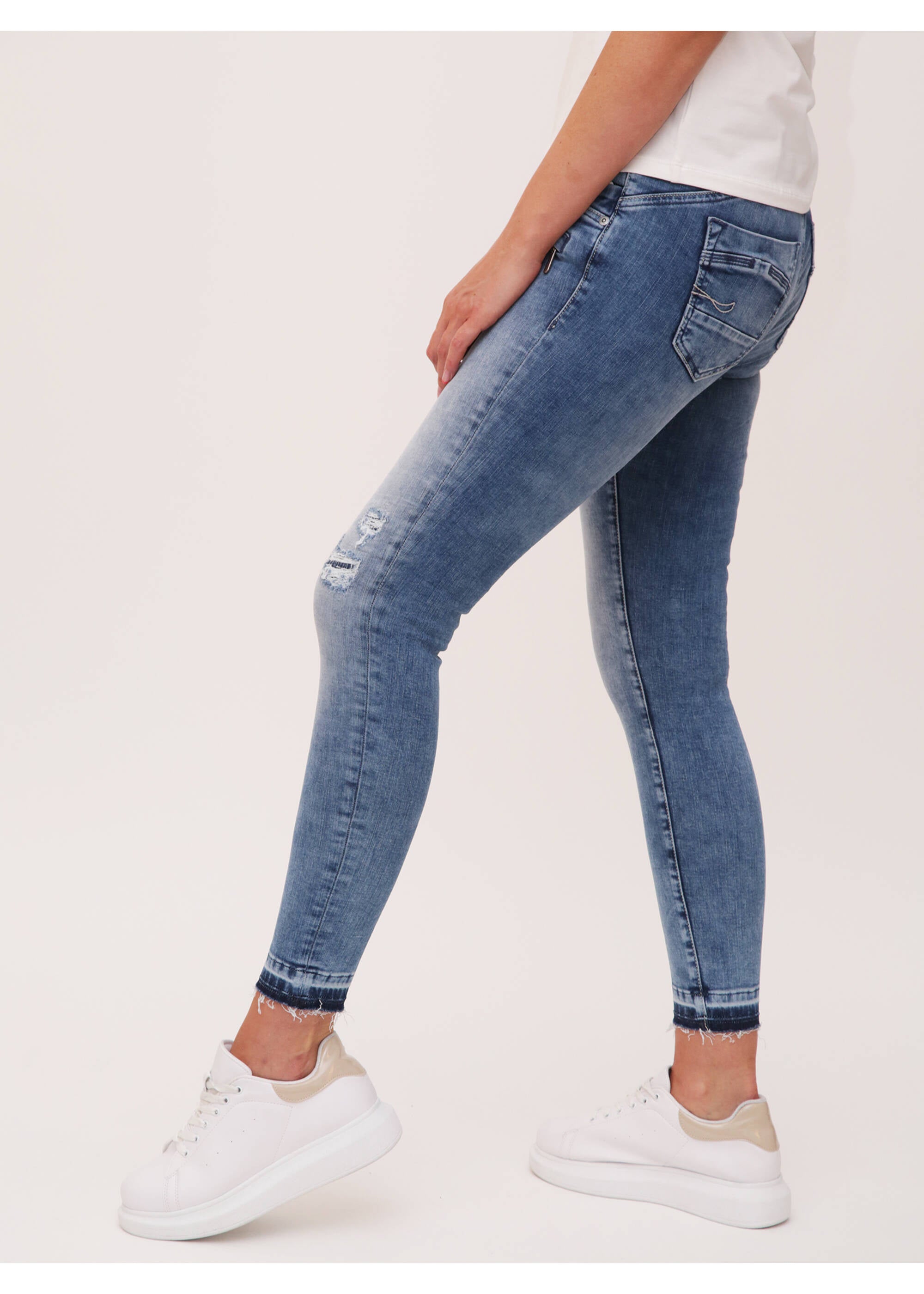 JEANS MOD SUZY bleu amétiste SP22-2012.870 von MOD Jeans