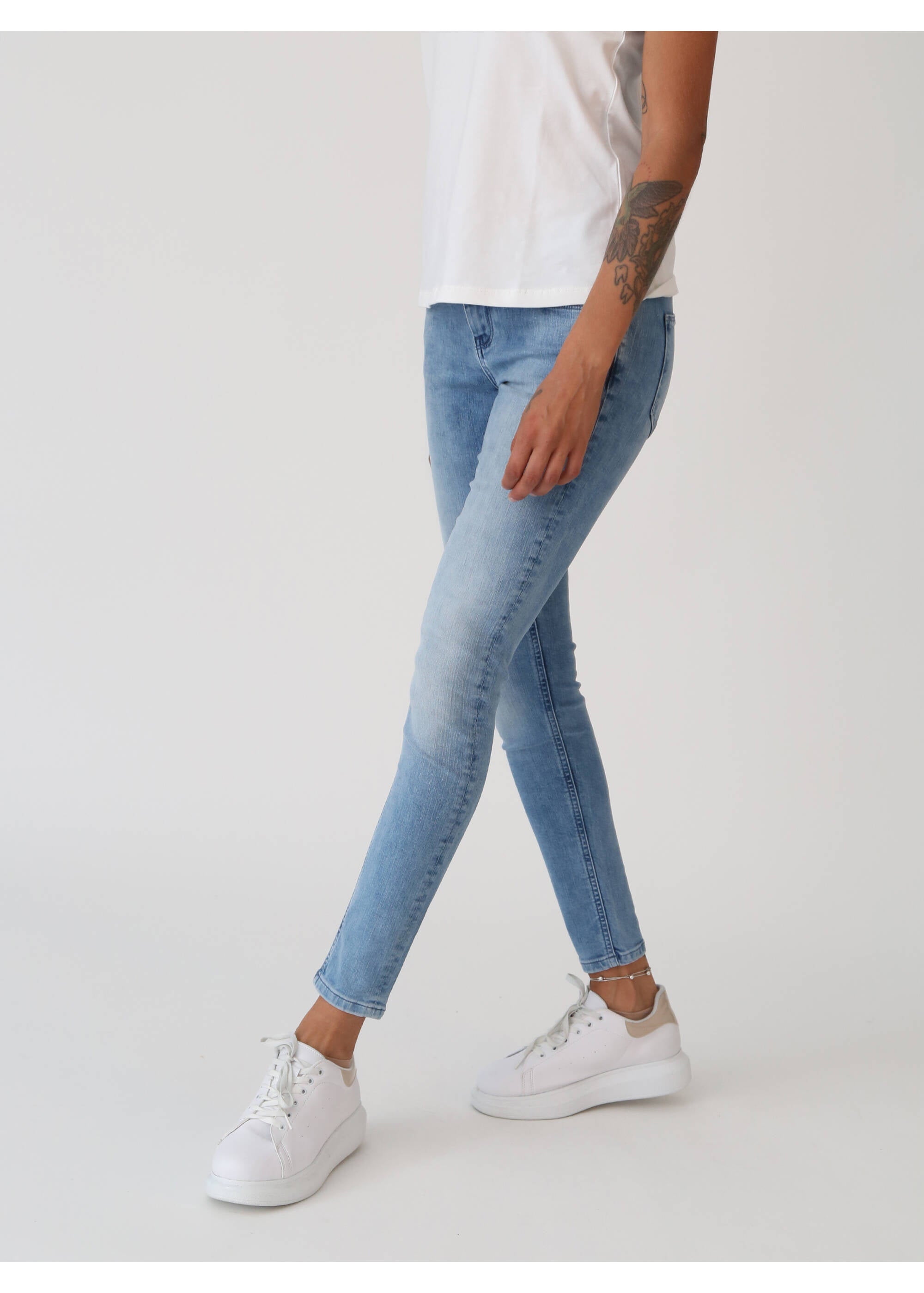 MOD JEANS SINA Skinny Jeans - Shorewashed Denim Blue - SP22-2015.3525