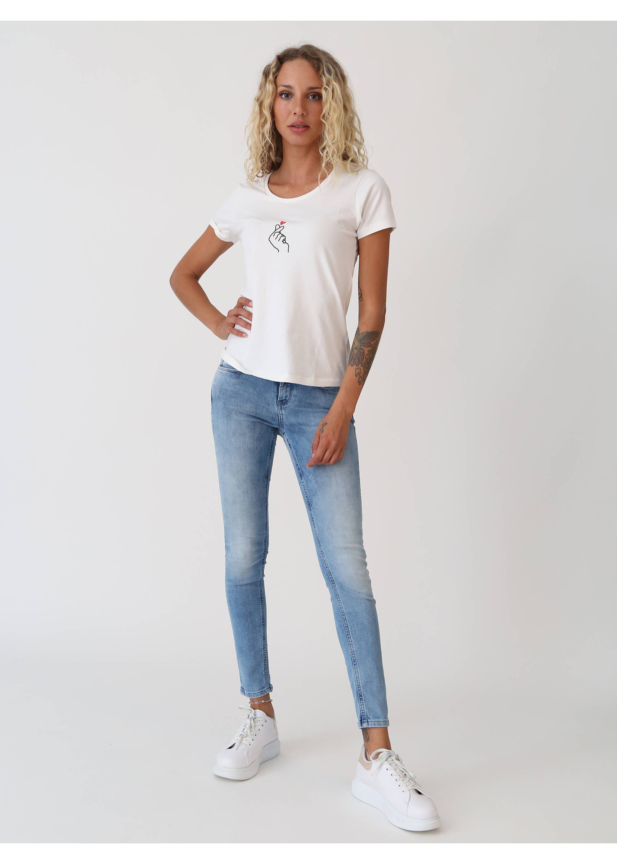 MOD JEANS SINA Skinny Jeans - Shorewashed Denim Blue - SP22-2015.3525 von MOD Jeans
